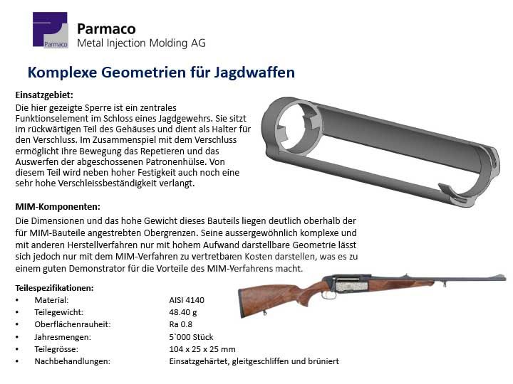 Komplexe Geometrien für Jagdwaffen