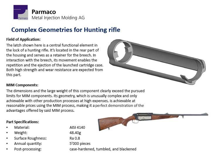 Complex Geometries for Hunting rifle