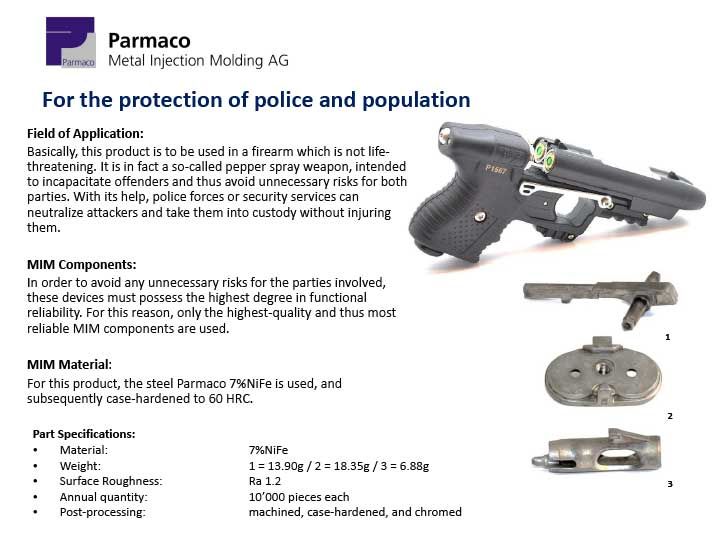 For the protection of police and population